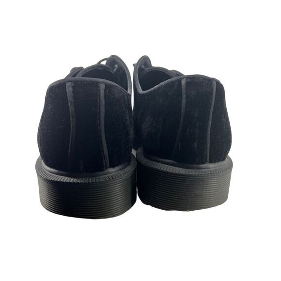 Dr Marten Hugh Black Velvet Lace Up Oxford Mens Size 6 EU 38 - Picture 5 of 8